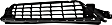 Front Bumper Grille, Textured Dark Gray