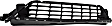 Front Bumper Grille, Textured Dark Gray