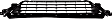 Front Bumper Grille, Textured Dark Gray