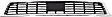Front Bumper Grille, Primed