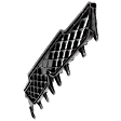 Lower Bumper Grille, Textured