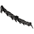 Lower Bumper Grille, Textured