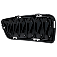 Front, Passenger Side Bumper Grille, Black