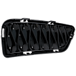 Front, Driver Side Bumper Grille, Black