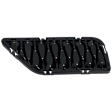 Front, Driver Side Bumper Grille, Black