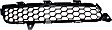 Front, Driver Side Bumper Grille, Textured Black