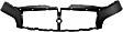 Front, Driver or Passenger Side Bumper Trim, Primed
