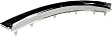 Front, Driver or Passenger Side, Lower Bumper Trim, Chrome, Lower