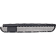 Front, Driver or Passenger Side Bumper Trim, Textured Black