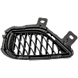 Front, Passenger Side Bumper Trim, Textured Black