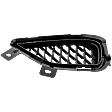 Front, Passenger Side Bumper Trim, Textured Black