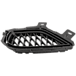 Front, Passenger Side Bumper Trim, Textured Black