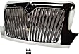 Grille, Chrome Shell and Insert, Base Model