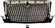 Grille, Chrome Shell and Insert, Base Model