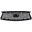 Grille Assembly, Chrome Shell with Painted Dark Gray Insert