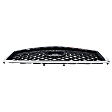 Grille Assembly, Chrome Shell with Painted Dark Gray Insert