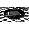 Grille Assembly, Chrome Shell with Painted Dark Gray Insert