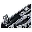 Grille Assembly, Chrome Shell with Painted Dark Gray Insert