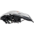 Passenger Side Headlight, with Bulb, Halogen, Sport Model, Sedan
