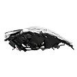 Passenger Side Headlight, without Bulb, HID/Xenon, Clear Lens, without HID Bulb and Ballast
