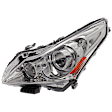 2010-2013 Infiniti G37 - Driver Side Headlight, without Bulb, HID/Xenon, Clear Lens, without HID Bulb and Ballast