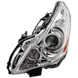 2010-2013 Infiniti G37 - Driver Side Headlight, without Bulb, HID/Xenon, Clear Lens, without HID Bulb and Ballast