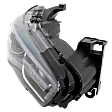 Passenger Side Headlight, with Bulb, HID/Xenon, with HID bulb and ballast, CAPA Certified