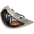 Driver Side Headlight, with Bulb, Halogen, Clear Lens, Base Model
