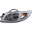 Driver Side Halogen Headlight, With bulb(s), OE Replacement