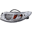 Driver Side Halogen Headlight, With bulb(s), OE Replacement