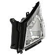 Driver Side Halogen Headlight, With bulb(s), OE Replacement