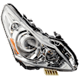 Passenger Side HID/Xenon Headlight, With bulb(s), OE Replacement,, CAPA Certified
