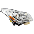 Passenger Side HID/Xenon Headlight, With bulb(s), OE Replacement,, CAPA Certified