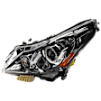 Driver Side HID/Xenon Headlight, With bulb(s), OE Replacement, CAPA Certified