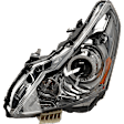 Driver Side HID/Xenon Headlight, With bulb(s), OE Replacement, CAPA Certified