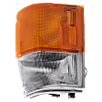 Front, Driver Side Turn Signal Light, with Bulb, Halogen
