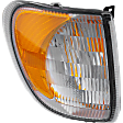 Front, Passenger Side Turn Signal Light, Without bulb(s)