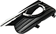 Front, Driver Side Fog Light Trim, Black, Chrome, Base/(Hybrid (Standard Type)/Premium Models