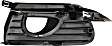 Front, Driver Side Fog Light Trim, Black, Chrome, Base/(Hybrid (Standard Type)/Premium Models