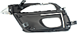 Front, Passenger Side Fog Light Trim, Black and Chrome, Without Collision Warning