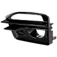 Front, Driver Side Fog Light Trim, Chrome, Red Sport/(Hybrid (Sport Type)/Sport Models