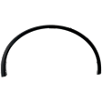 Front, Passenger Side Fender Flares, Textured Black, OE Style