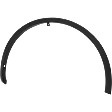 Front, Driver Side Fender Flares, Textured Black, OE Style