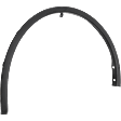 Front, Driver Side Fender Flares, Textured Black, OE Style