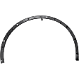 Front, Driver Side Fender Flares, Textured Black, OE Style