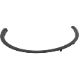 Front, Driver Side Fender Flares, Textured Black, OE Style