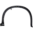 Front, Driver Side Fender Flares, Textured Black