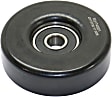 Accessory Belt Idler Pulley, 6 Cyl., 3.5L Engine, Serpentine, Flat, 22.8 Mm W, Air Conditioning