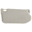 Driver Side Sun Visor, Gray, For Models without Premium Package