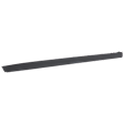 Front, Driver Side, Lower Door Molding and Beltlines, Black